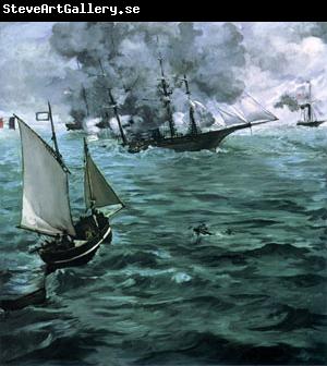 Edouard Manet The Battle of the Kearsarge and the Alabama
